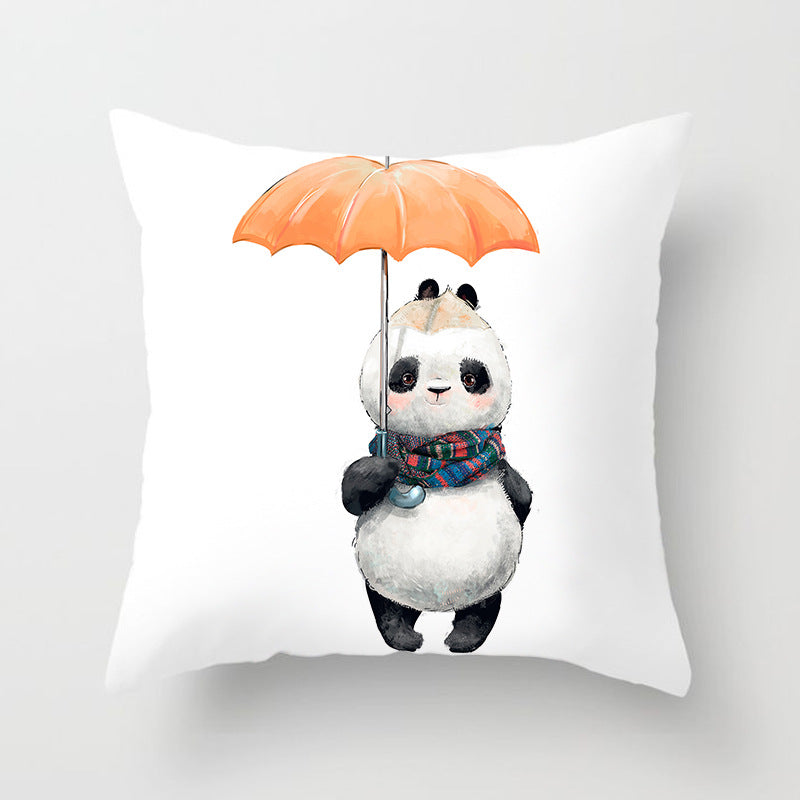 Cute Cartoon Panda Animal Series Pillowcase