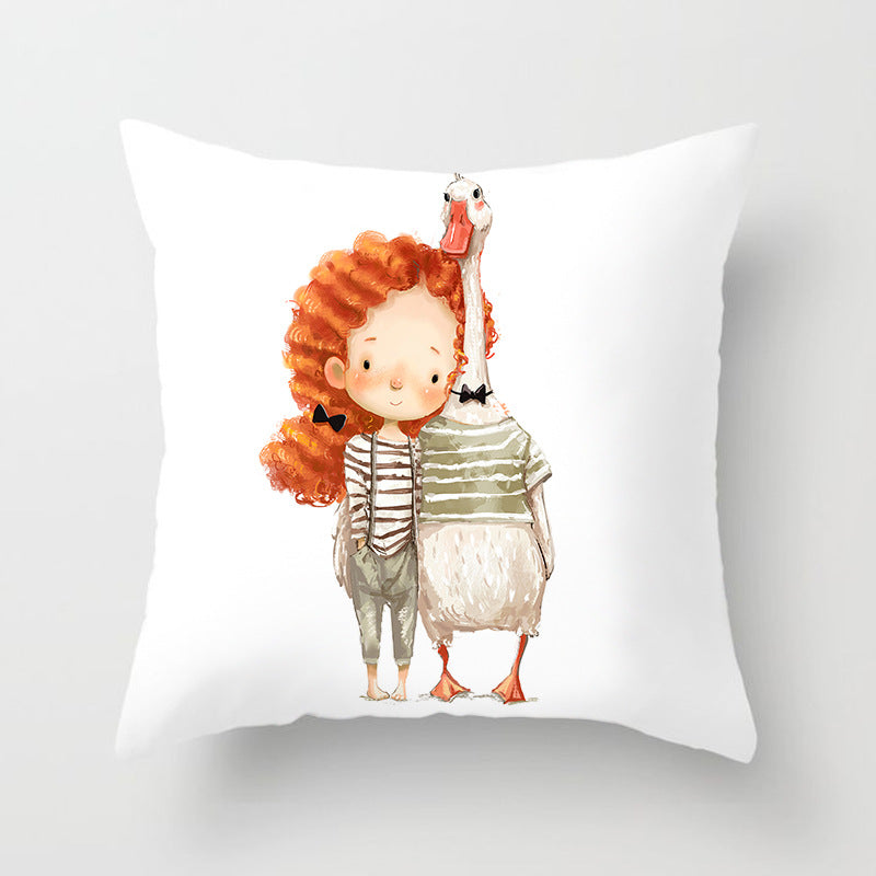 Cute Cartoon Panda Animal Series Pillowcase