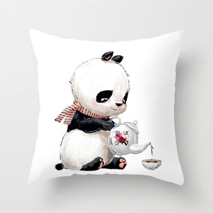 Cute Cartoon Panda Animal Series Pillowcase