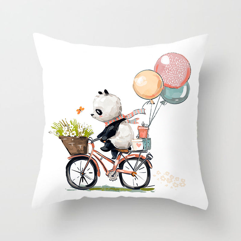 Cute Cartoon Panda Animal Series Pillowcase